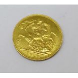 A George V 1918 full sovereign, Sydney mint