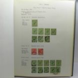 Stamps; GB King George V stamps and postal history in album, useful ranges of all issues including