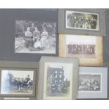 A collection of Victorian and Edwardian photographs, family and group shots and one of the Hackney