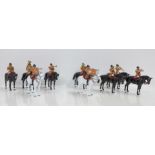 A Britains Toy Soldiers Cenetary Series 00074 Mounted Band Of Lifeguards, Set 2, made in China