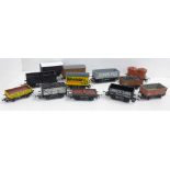 Twelve Hornby OO gauge railway wagons