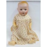 A German Armand Marseille large dream baby bisque head doll, 351/8K, 23"