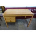 A Danish Domino Mobbler pine desk