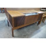 A HMV Stereomaster teak stereogram