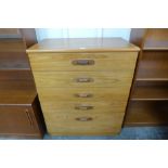 An Austin Suite teak chest of drawers