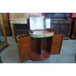 An Art Deco style Starbay fitted vanity cabin trunk