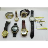 Wristwatches including Montine, Zeitner, etc.