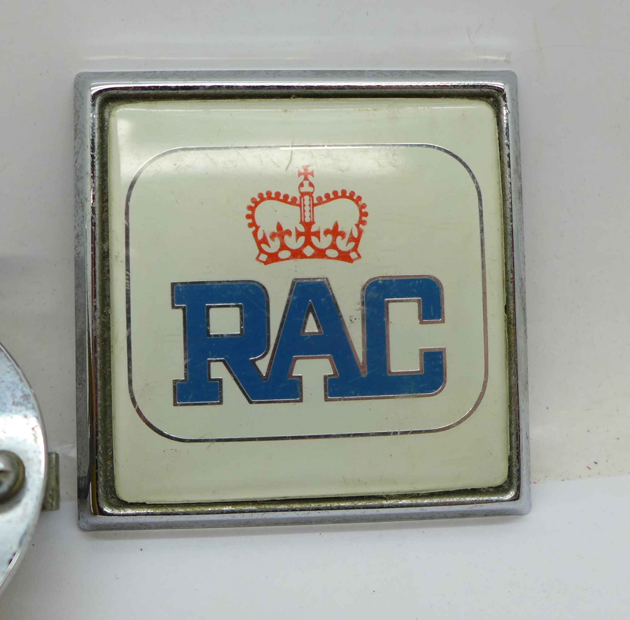 Two car badges; RAC and AA - Image 2 of 4