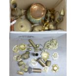 A collection of brassware including horse brasses **PLEASE NOTE THIS LOT IS NOT ELIGIBLE FOR POSTING