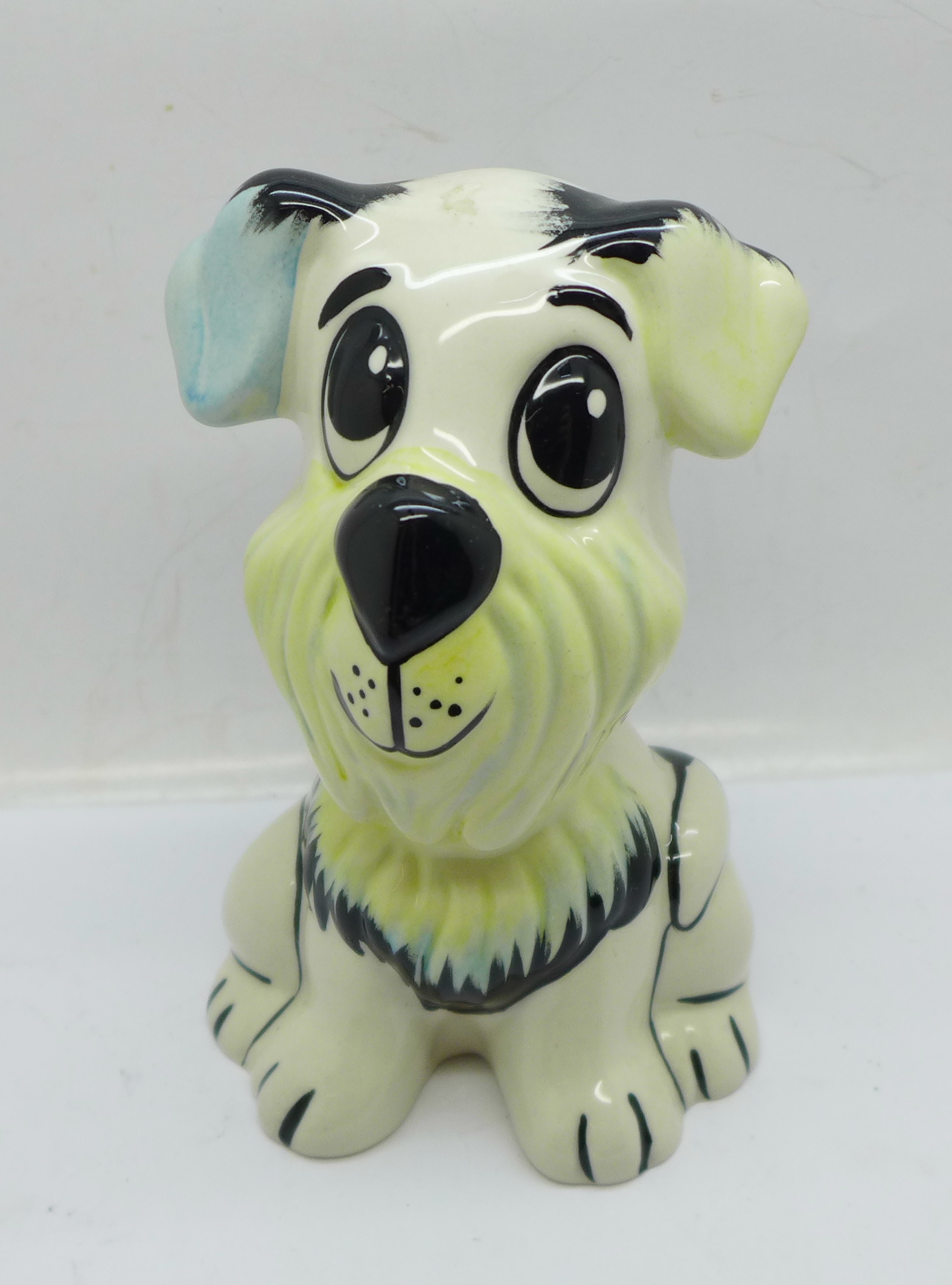 A Lorna Bailey 'Wuf-Wuf the Dog', 13cm, signed on the base