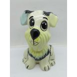 A Lorna Bailey 'Wuf-Wuf the Dog', 13cm, signed on the base