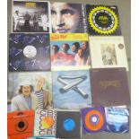 A collection of LPs and 45rpm vinyl records, 1960's to 1980's