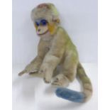 A 1950's/1960's Steiff Mungo monkey with ear button