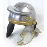 A small replica Roman Centurian helmet