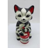 A Lorna Bailey 'Tucker (Tuna) the Cat?, 13cm, signed on the base