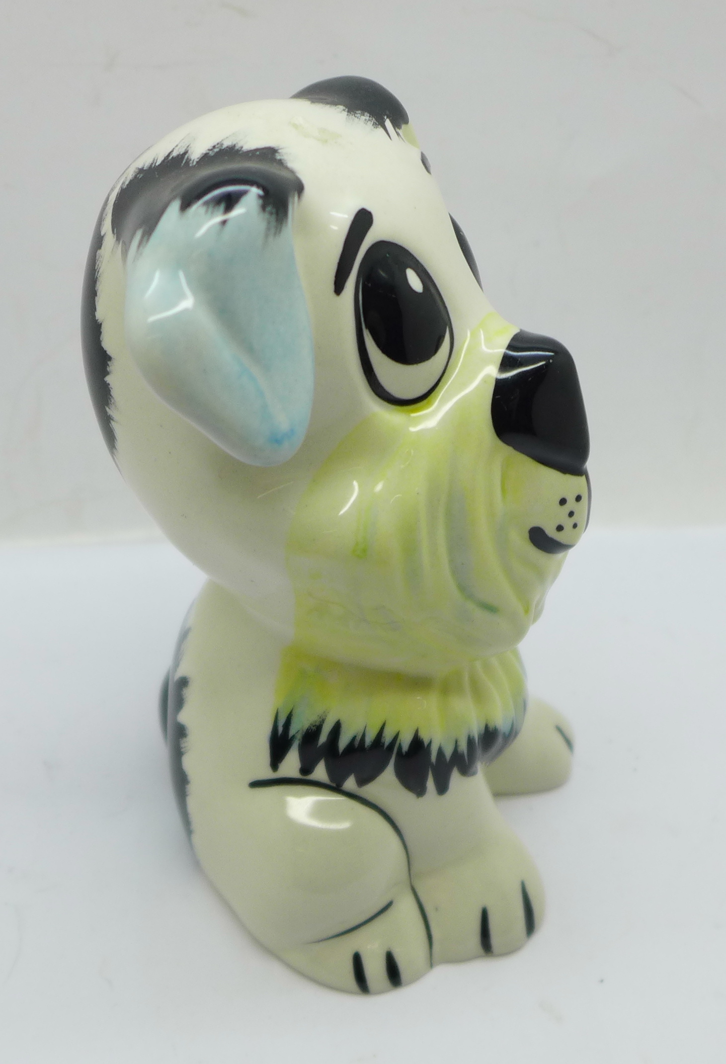 A Lorna Bailey 'Wuf-Wuf the Dog', 13cm, signed on the base - Image 4 of 5