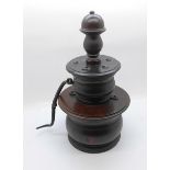 A vintage coffee grinder