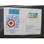 Stamps; an album of Red Cross related covers (50 no.)