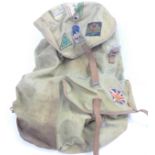 A scout's ruck sack