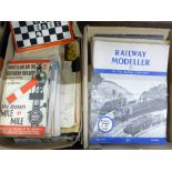 A large collection of railway related ephemera and books **PLEASE NOTE THIS LOT IS NOT ELIGIBLE