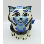 A Lorna Bailey ?Marvin the Cat, 10cms, (the only one produced with this colour combination),