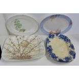 Four plates including Palissy Silver Birch **PLEASE NOTE THIS LOT IS NOT ELIGIBLE FOR POSTING AND