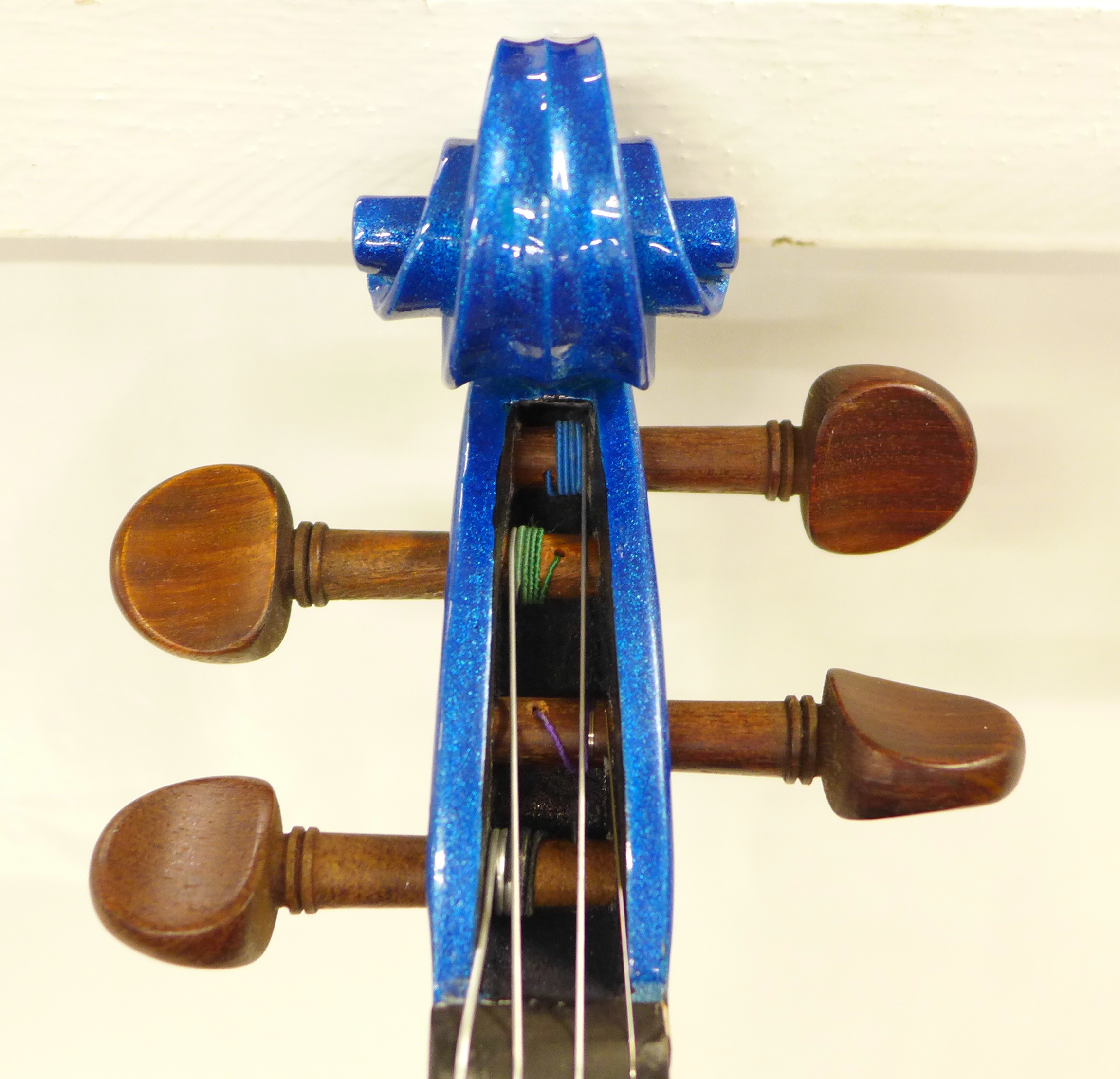 A Stentor-Harlequin ¾ size violin, with bow and case - Image 2 of 7