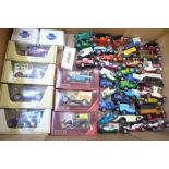 Ten boxed and thirty-three loose die-cast vehicles including Matchbox