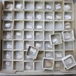 A box of Waltham wristwatch crystals