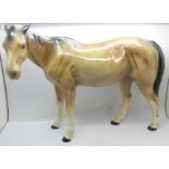 A large Melba Ware model of a horse, 30cm