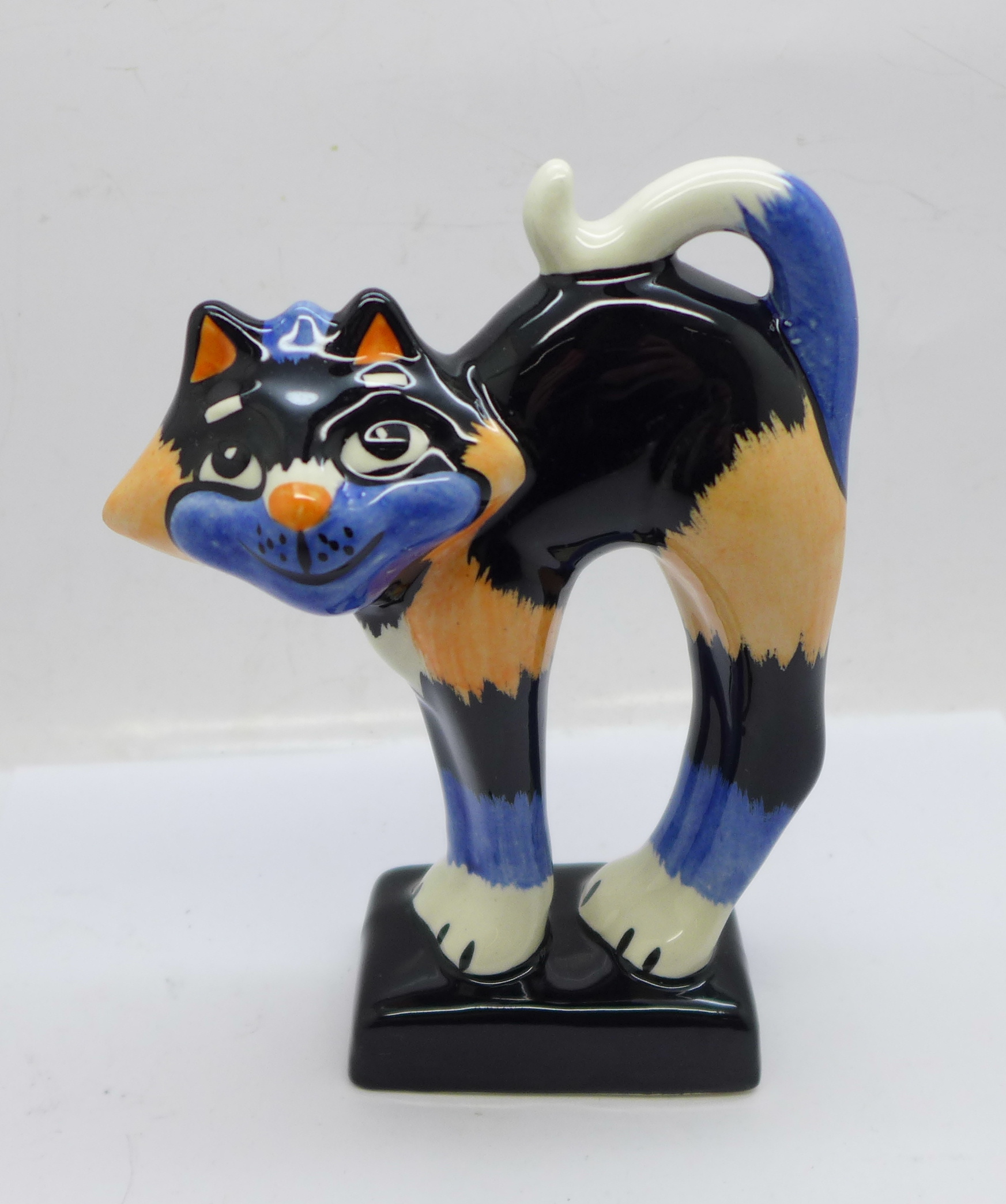 A Lorna Bailey 'Rafa the Cat', 13cm, signed on the base