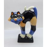 A Lorna Bailey 'Rafa the Cat', 13cm, signed on the base