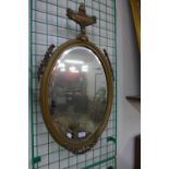 A 19th Century Neo-Classical style giltwood and gesso framed mirror