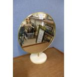 A 1970's dressing table mirror