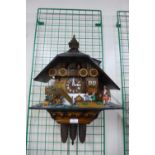 A Swiss musical automaton cuckoo clock