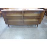 A teak bookcase