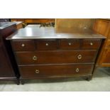 A Stag Minstrel mahogany chest of drawers