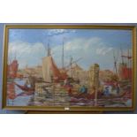 W. M. Orqill, Venice landscape, oil on canvas, framed