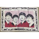 A Beatles tea towel