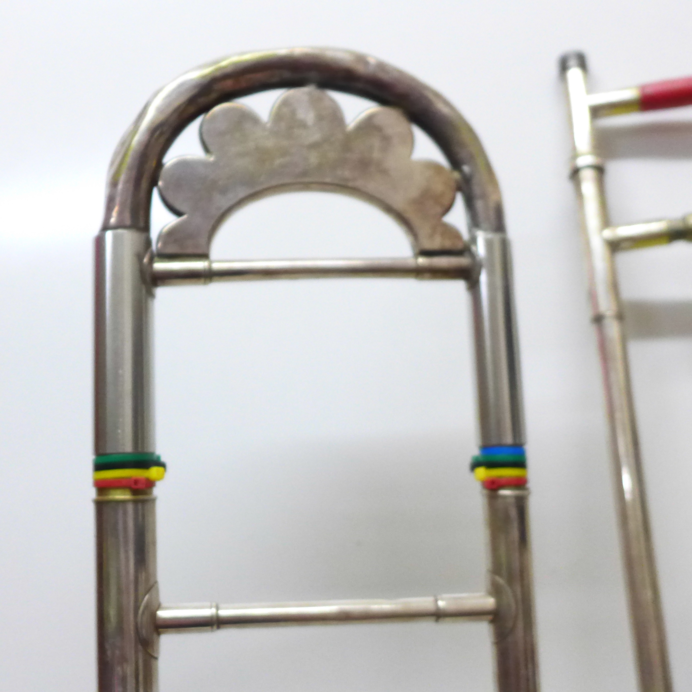 A cased Besson g-flat trombone - Image 3 of 4