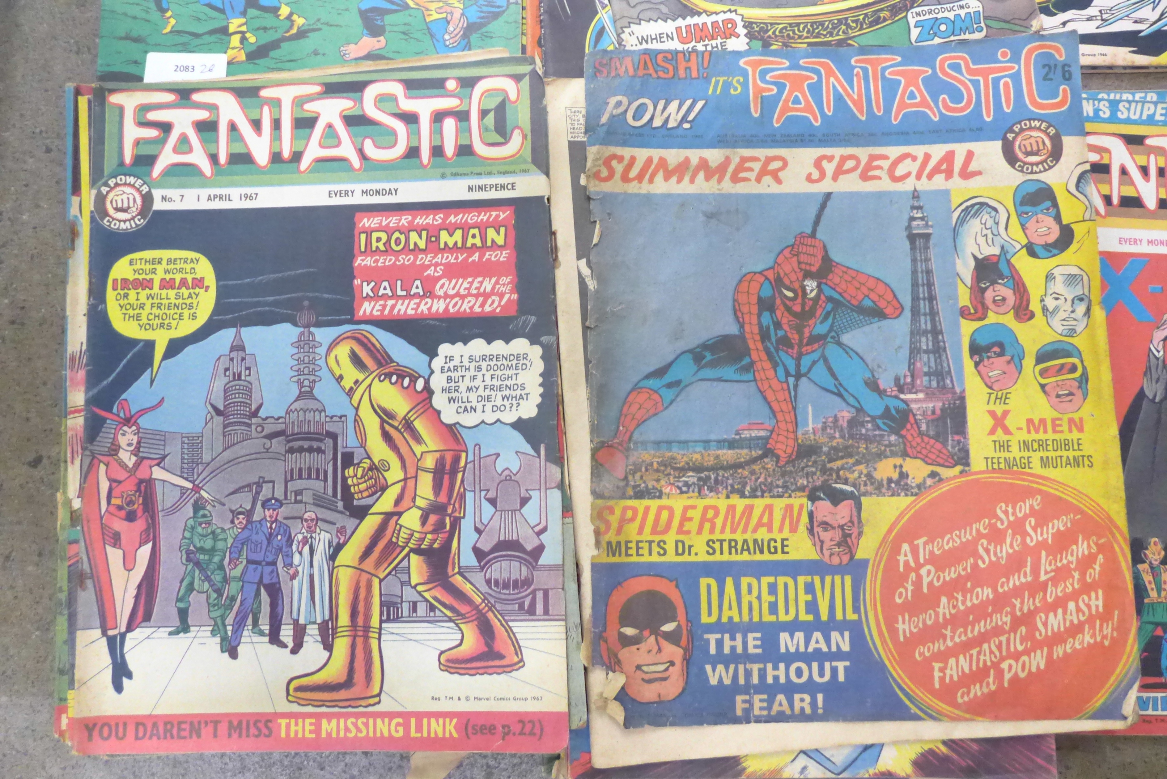 A collection of twenty-six 1960's Fantastic Superhero magazines including specials - Image 2 of 2