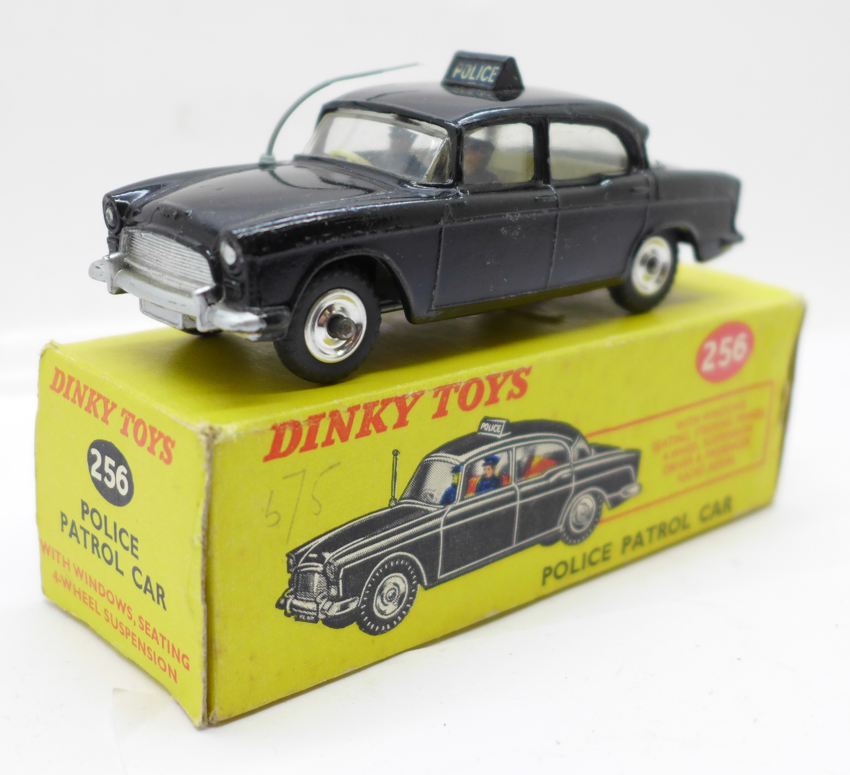 A Dinky Toys No. 256 Police Patrol Car, boxed