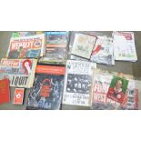 Football programmes including Nottingham Forest and other Nottingham Forest ephemera