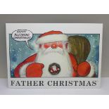 A Gibraltar 2018 Father Christmas 50p coloured coin cover