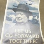 A collection of reproduction WWII posters