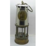 An Eccles Type 6 miner?s safety lamp