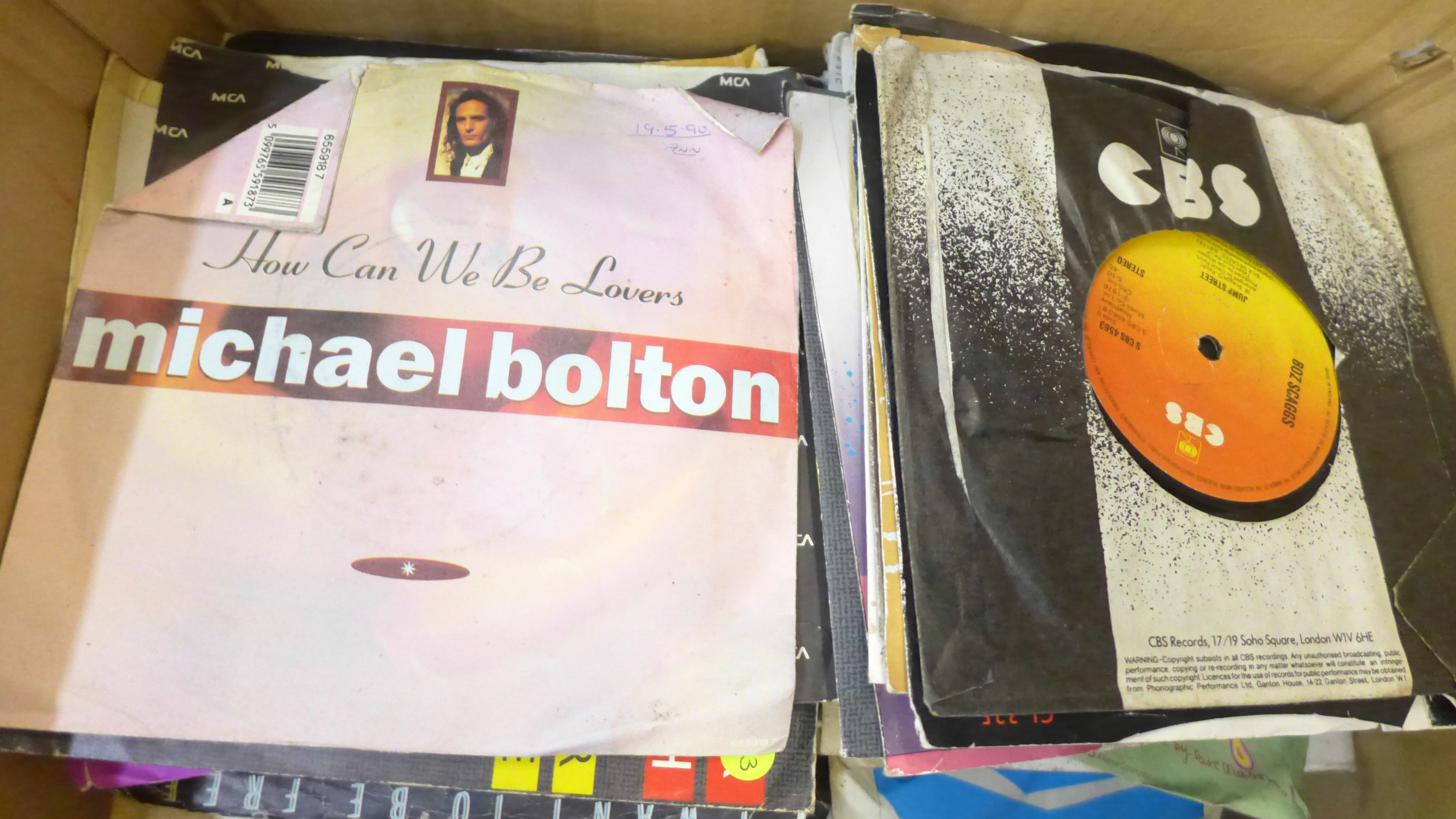 A collection of 1960's - 1980's 7" vinyl records - Image 3 of 4