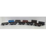 Ten OO gauge model railway wagons including Airfix and Dapol