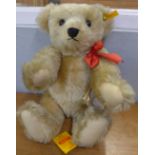 A Steiff replica 1909 Teddy bear