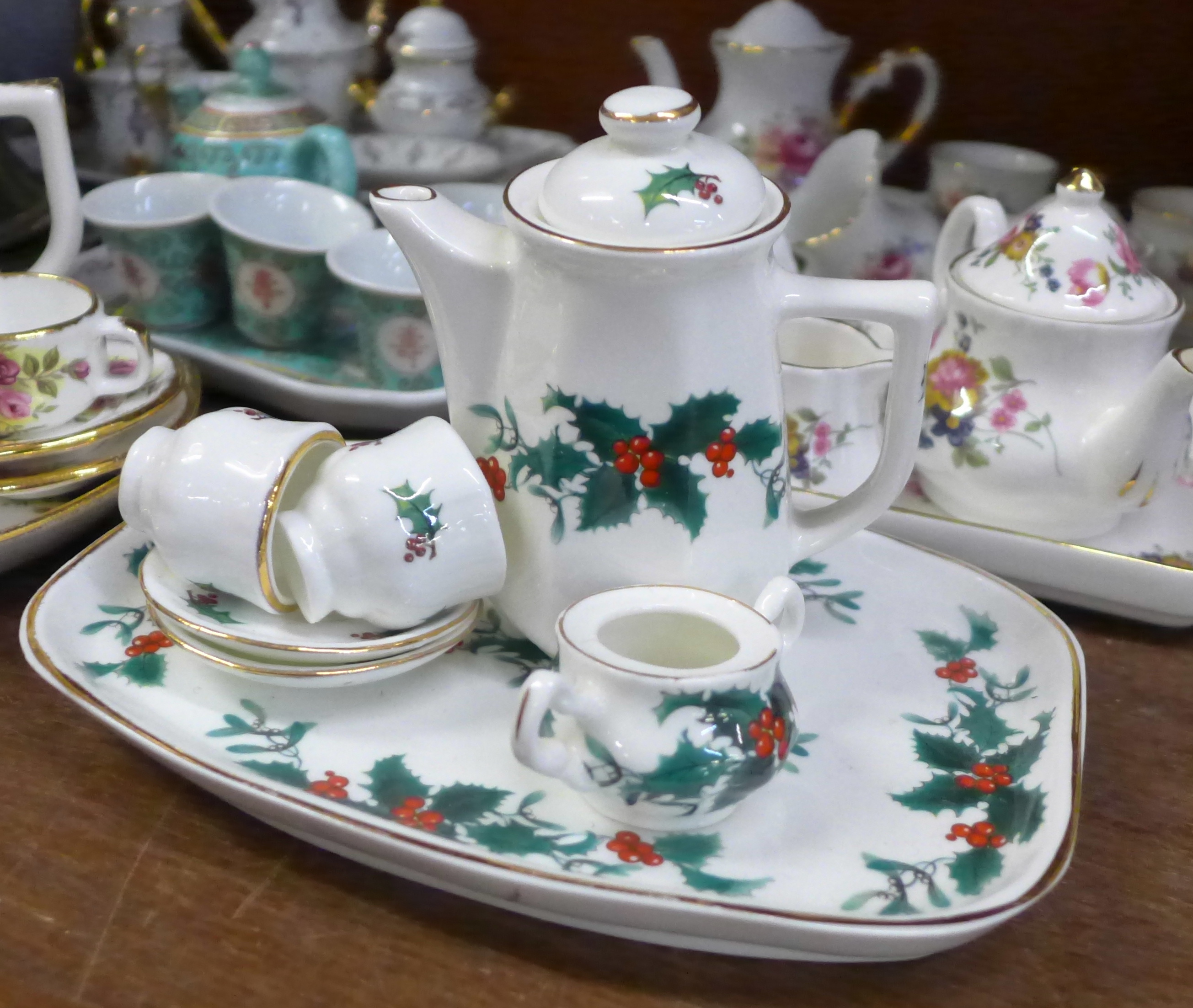 A collection of six miniature teasets including Regal, Paul Ann, Staffordshire Collectables, the - Image 2 of 6